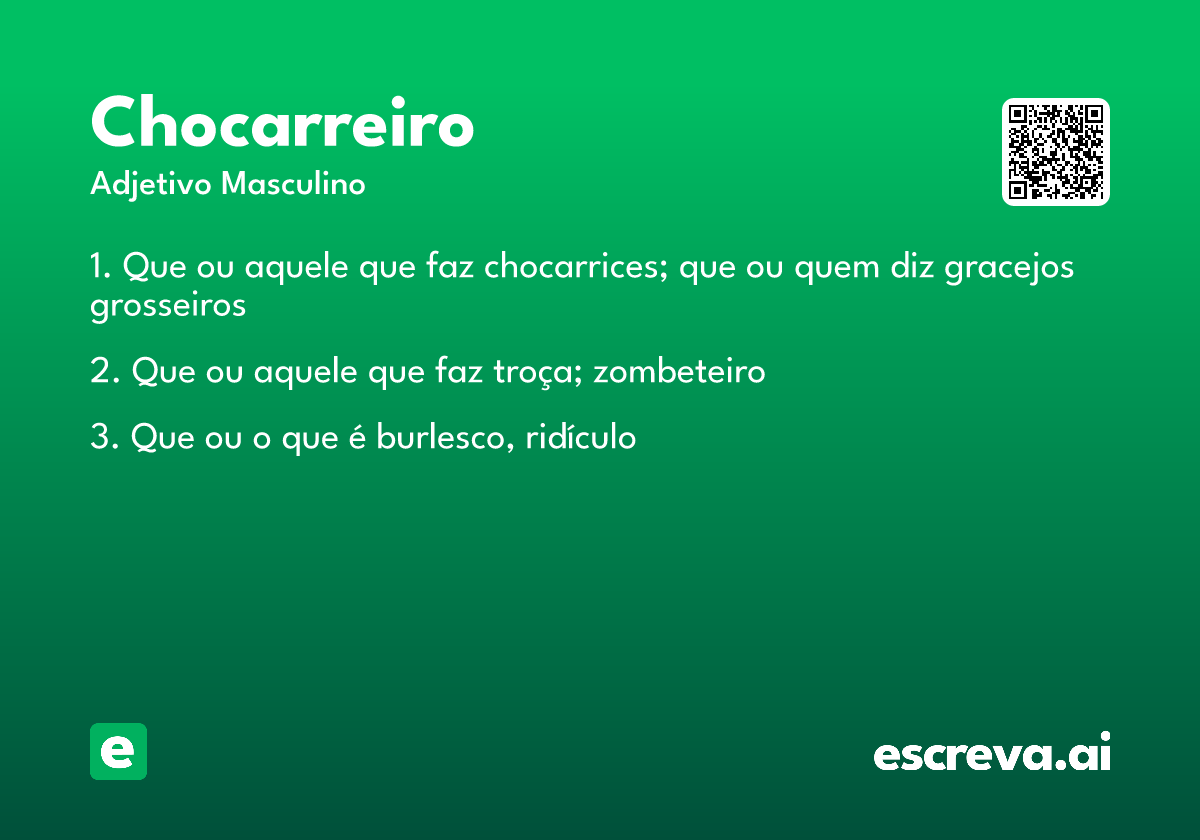 chocarreiro