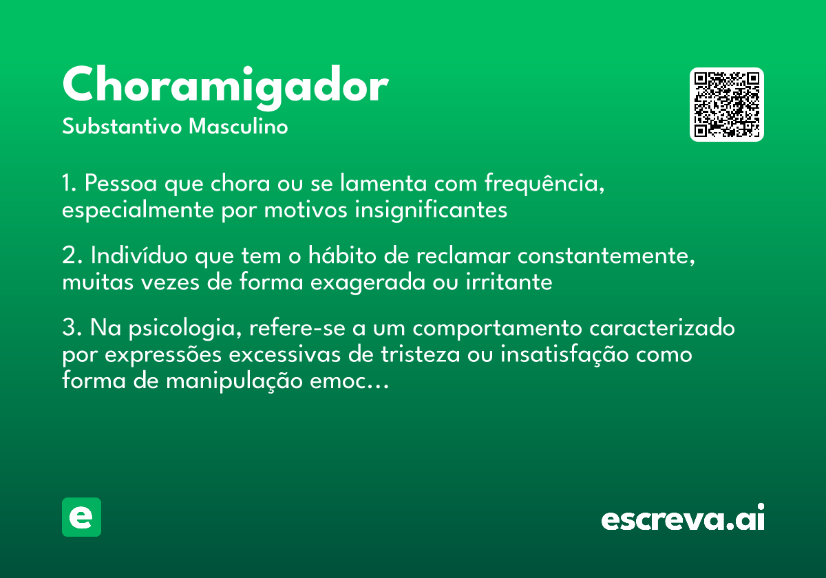 choramigador
