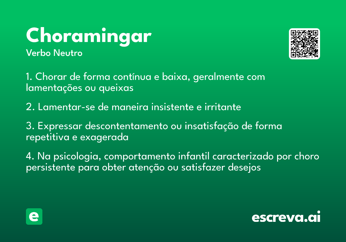 choramingar