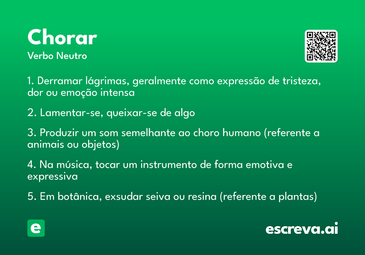 chorar