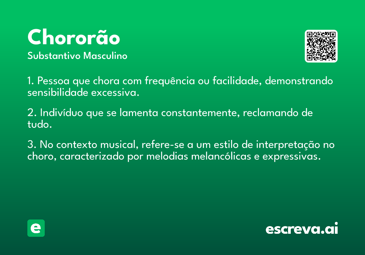chororão