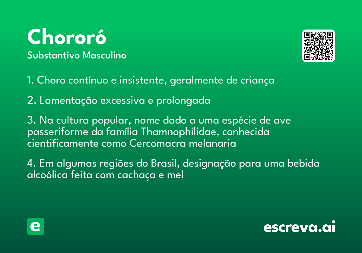 chororó