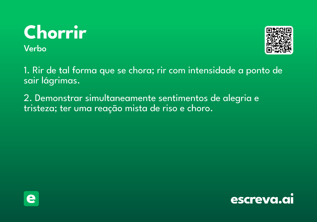 chorrir