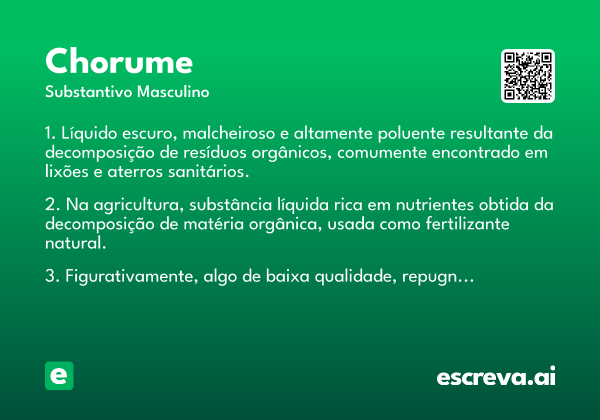 chorume