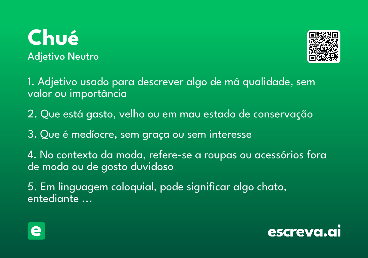 chué