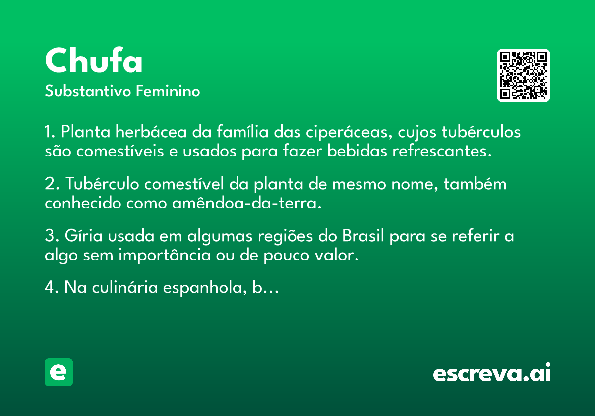 chufa