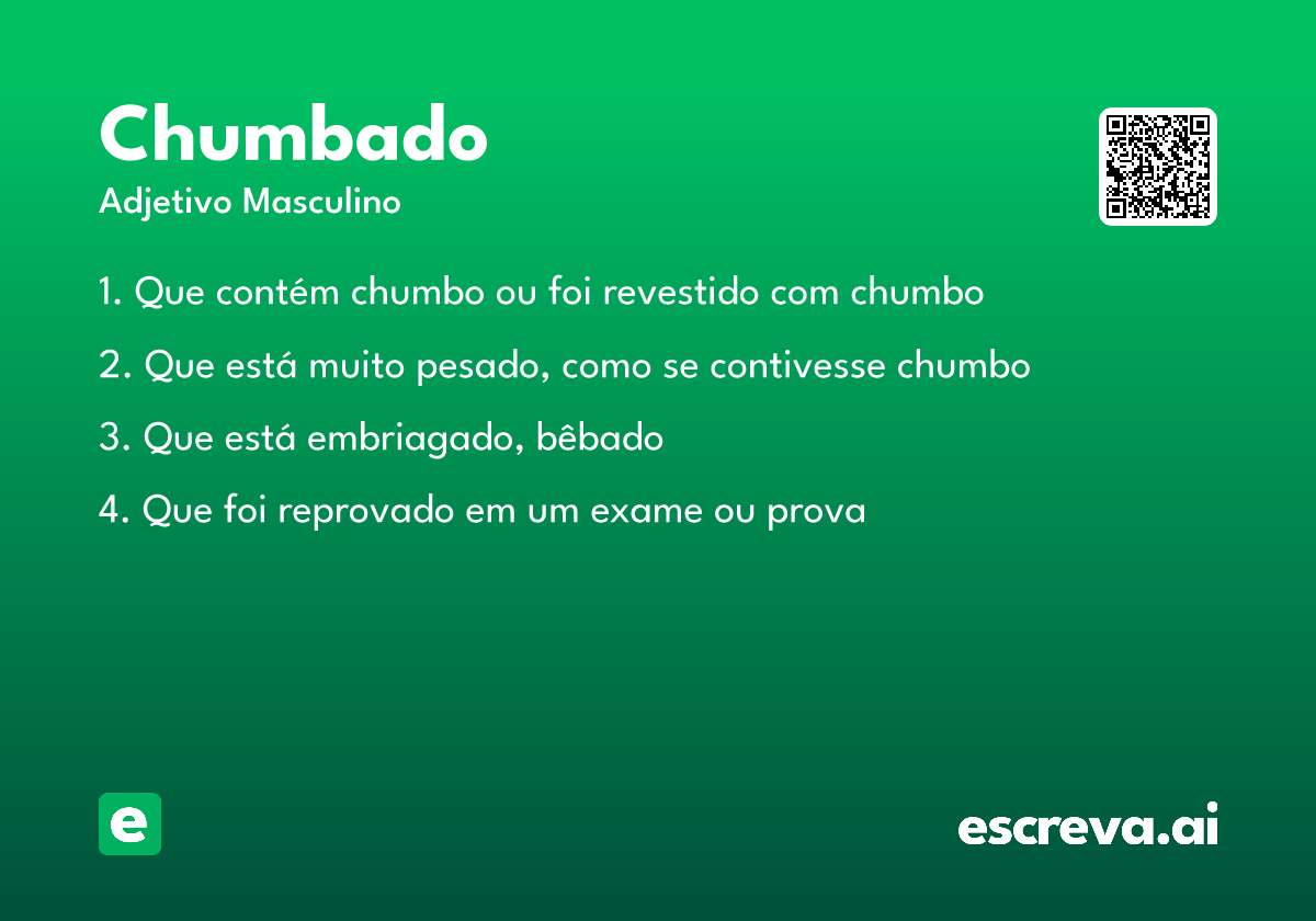 chumbado