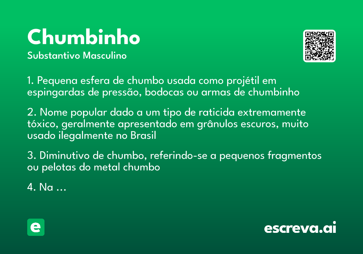 chumbinho