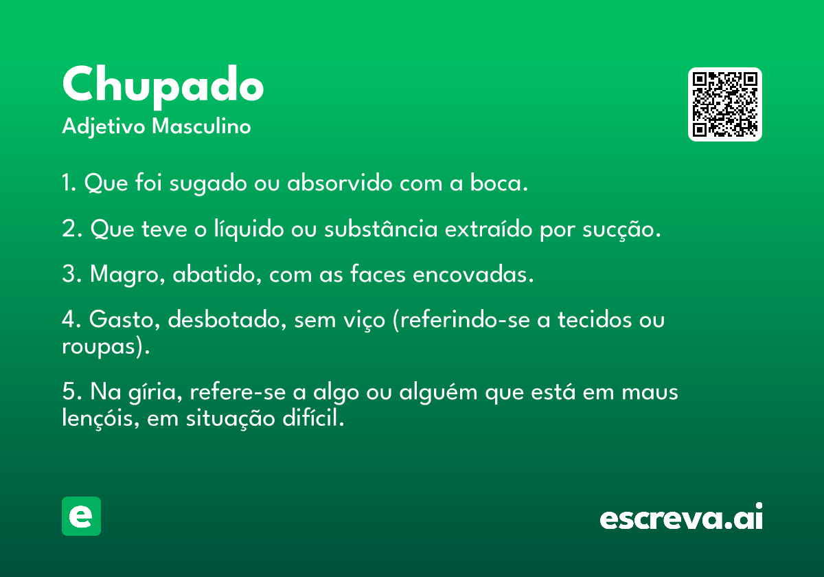 chupado