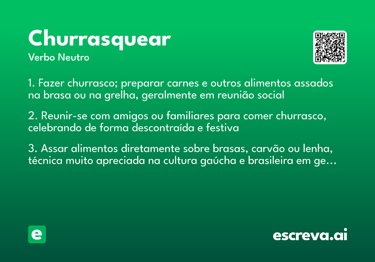 churrasquear
