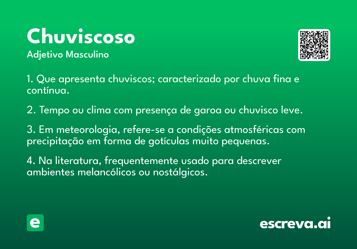 chuviscoso