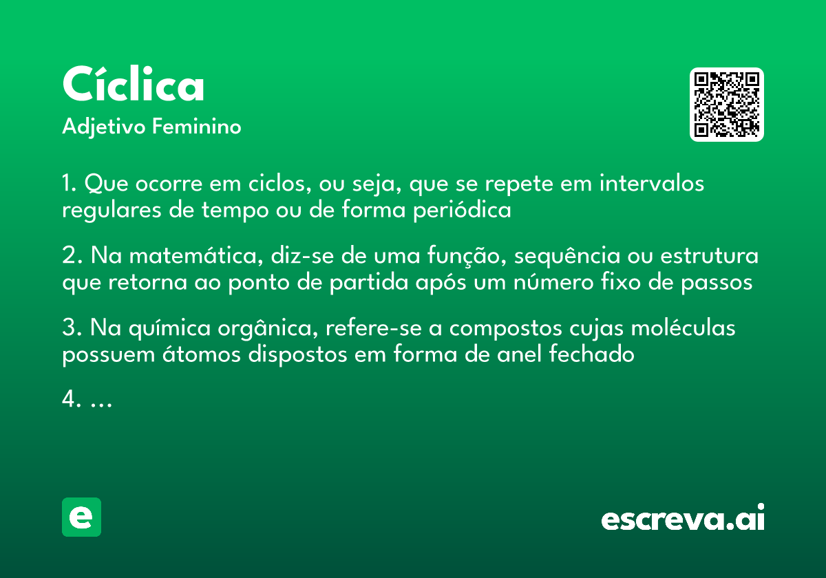 cíclica