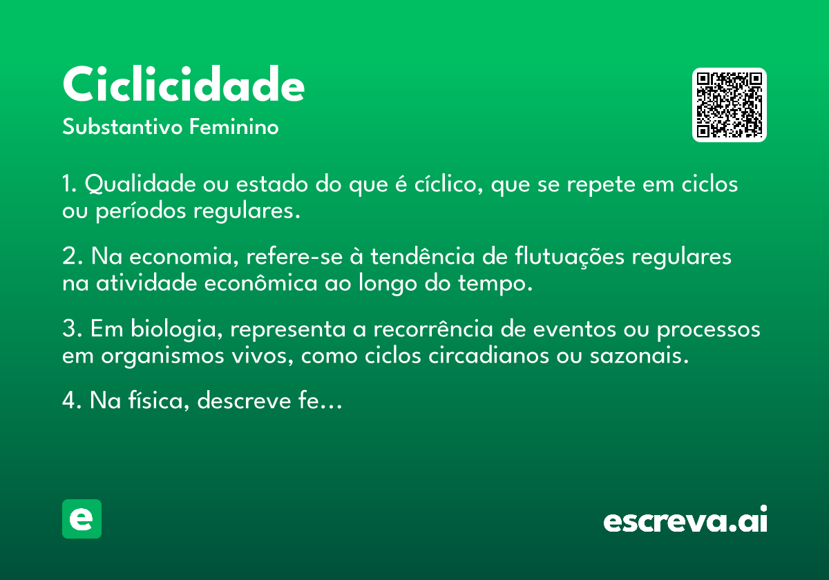 ciclicidade