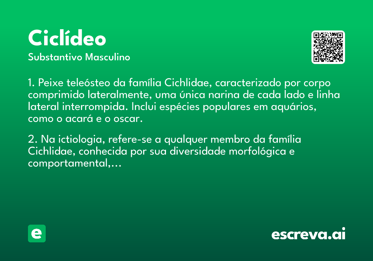 ciclídeo
