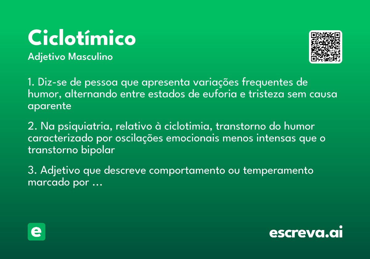 ciclotímico