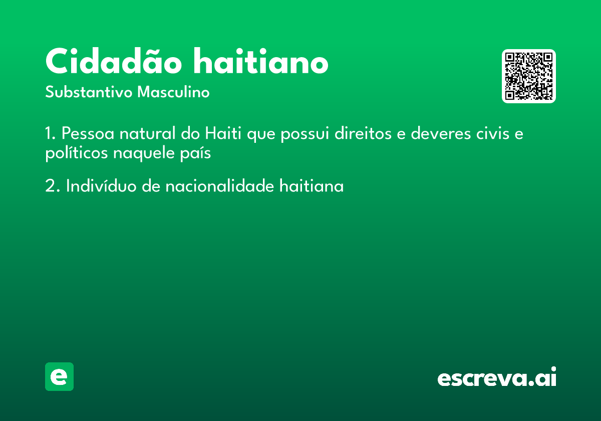 cidadão haitiano