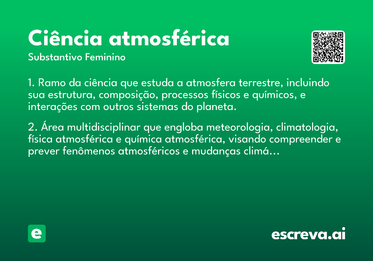 ciência atmosférica