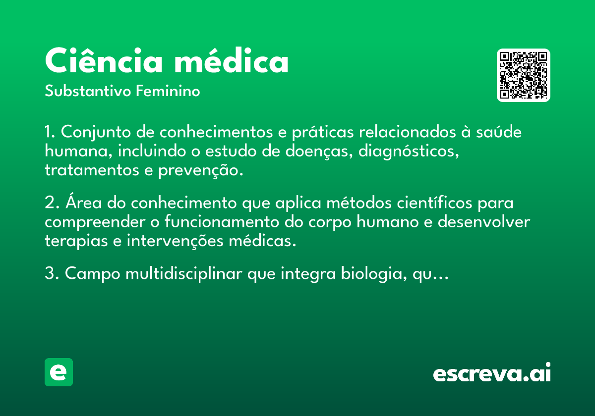 ciência médica