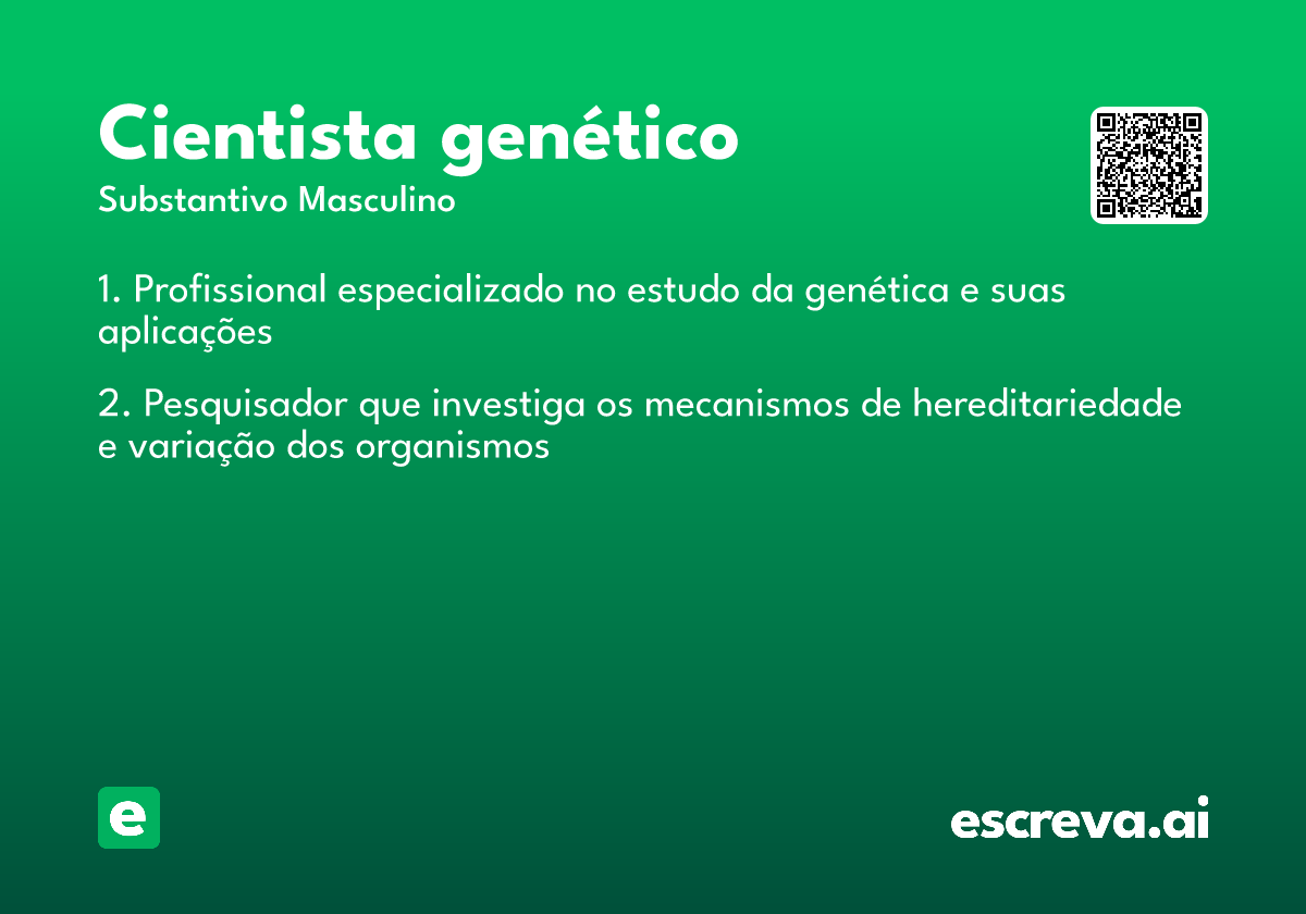 cientista genético