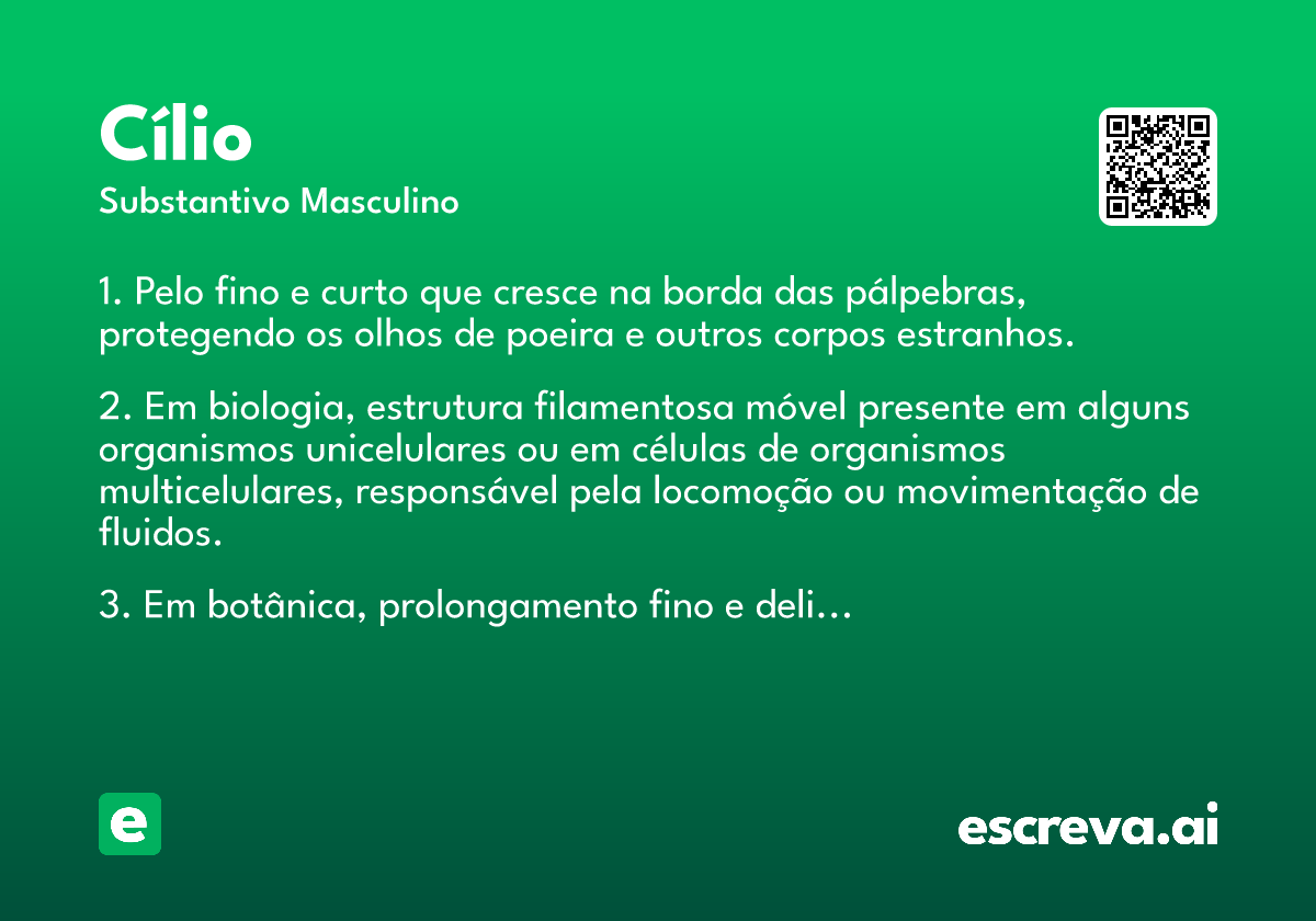 cílio