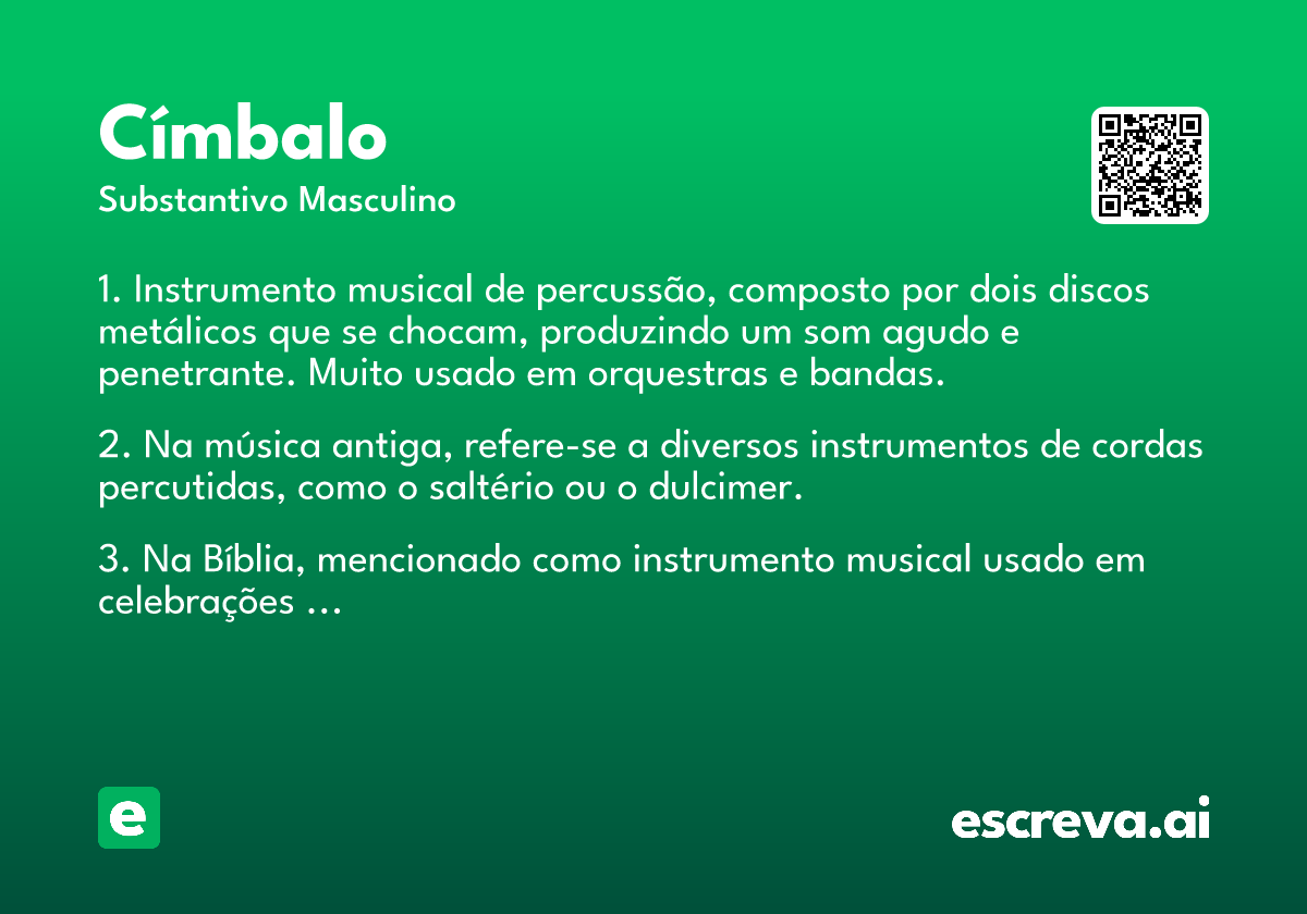 címbalo