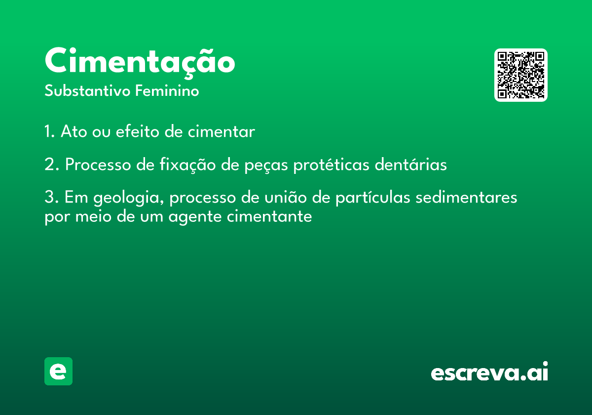 cimentação