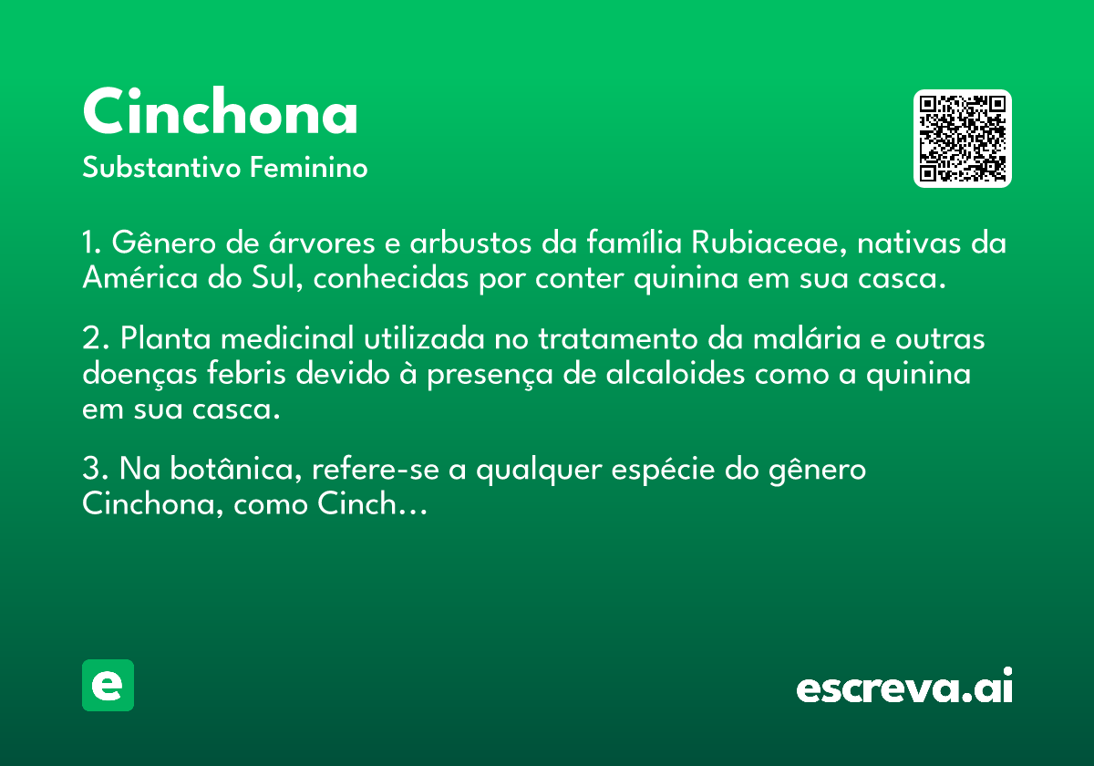 cinchona