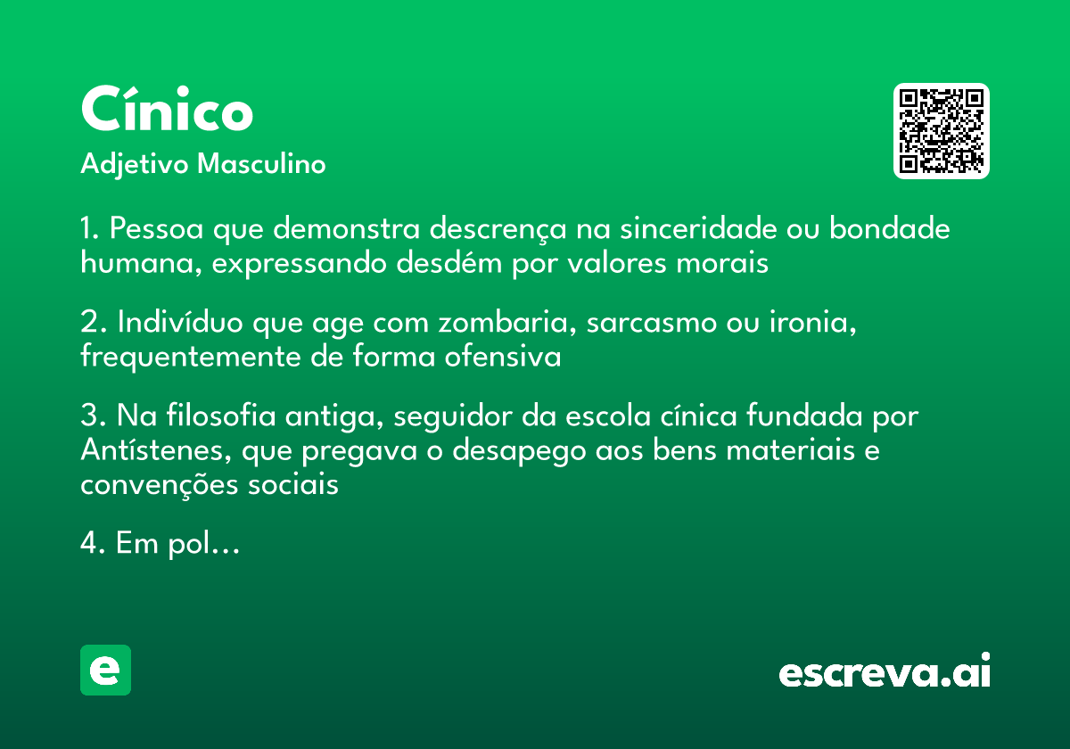 cínico