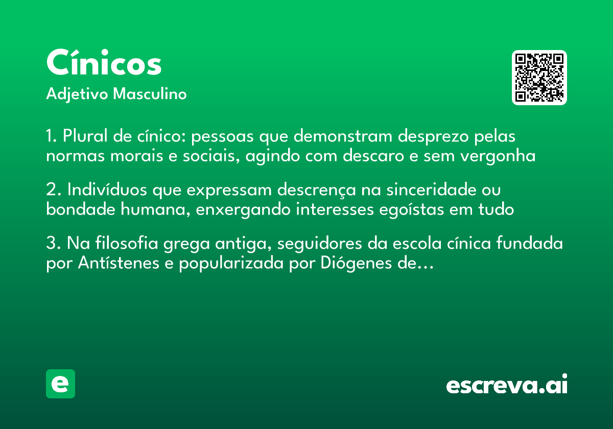 cínicos