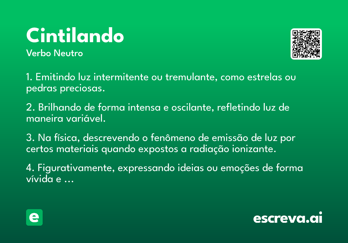 cintilando