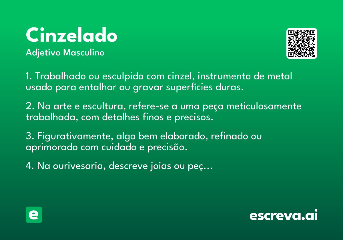 cinzelado