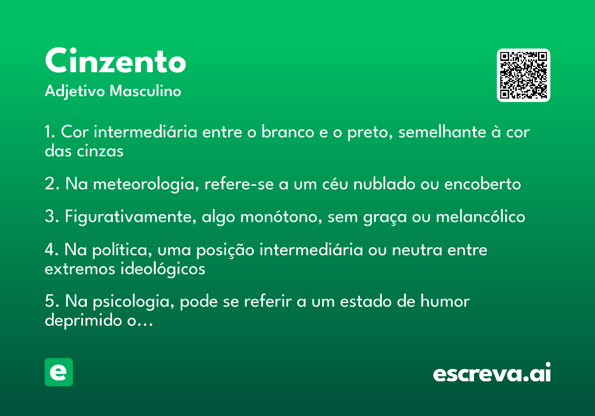 cinzento