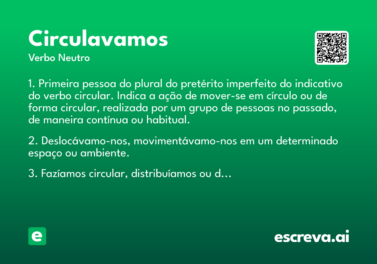 circulavamos
