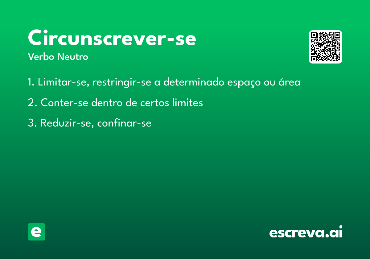 circunscrever-se