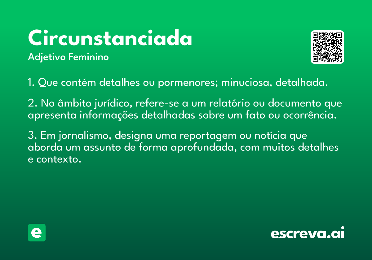 circunstanciada