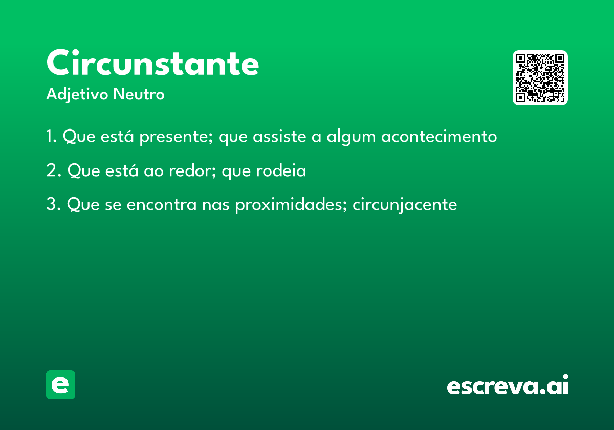 circunstante