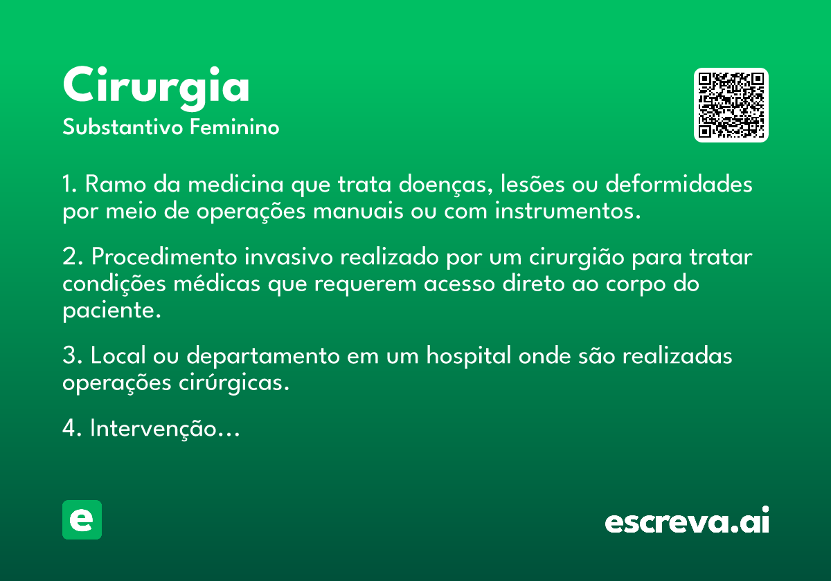 cirurgia