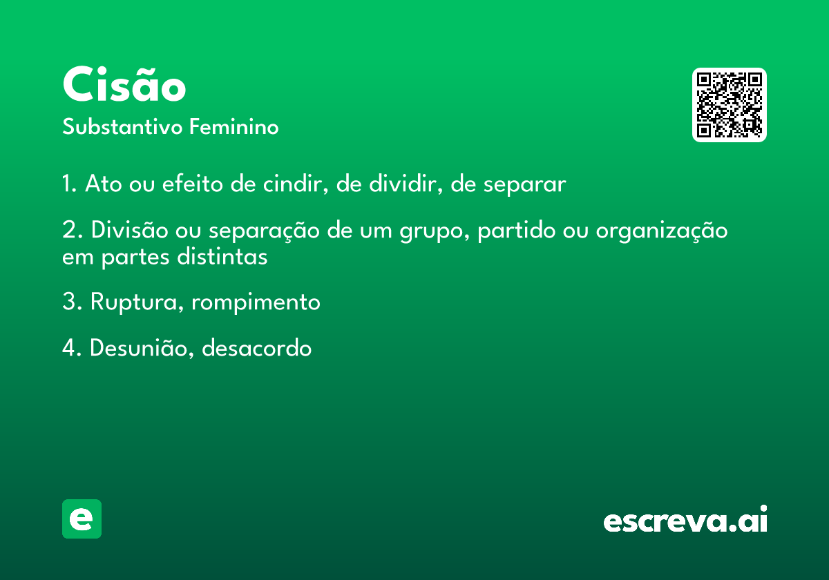 cisão