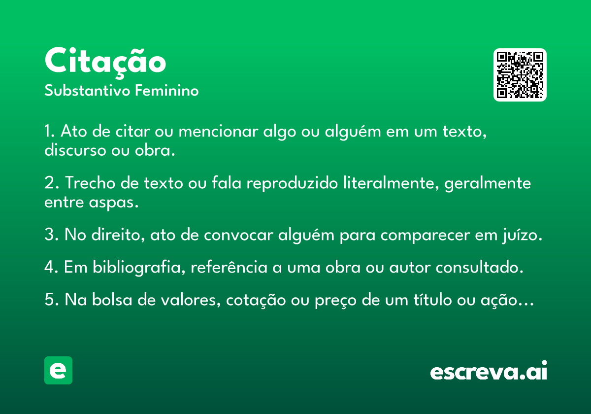 citação