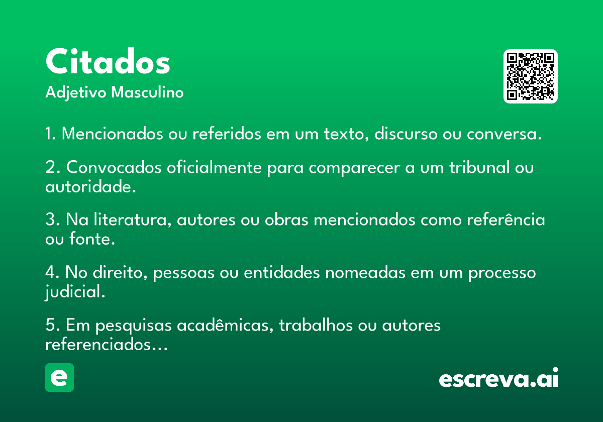 citados