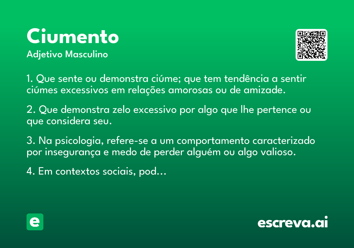 ciumento