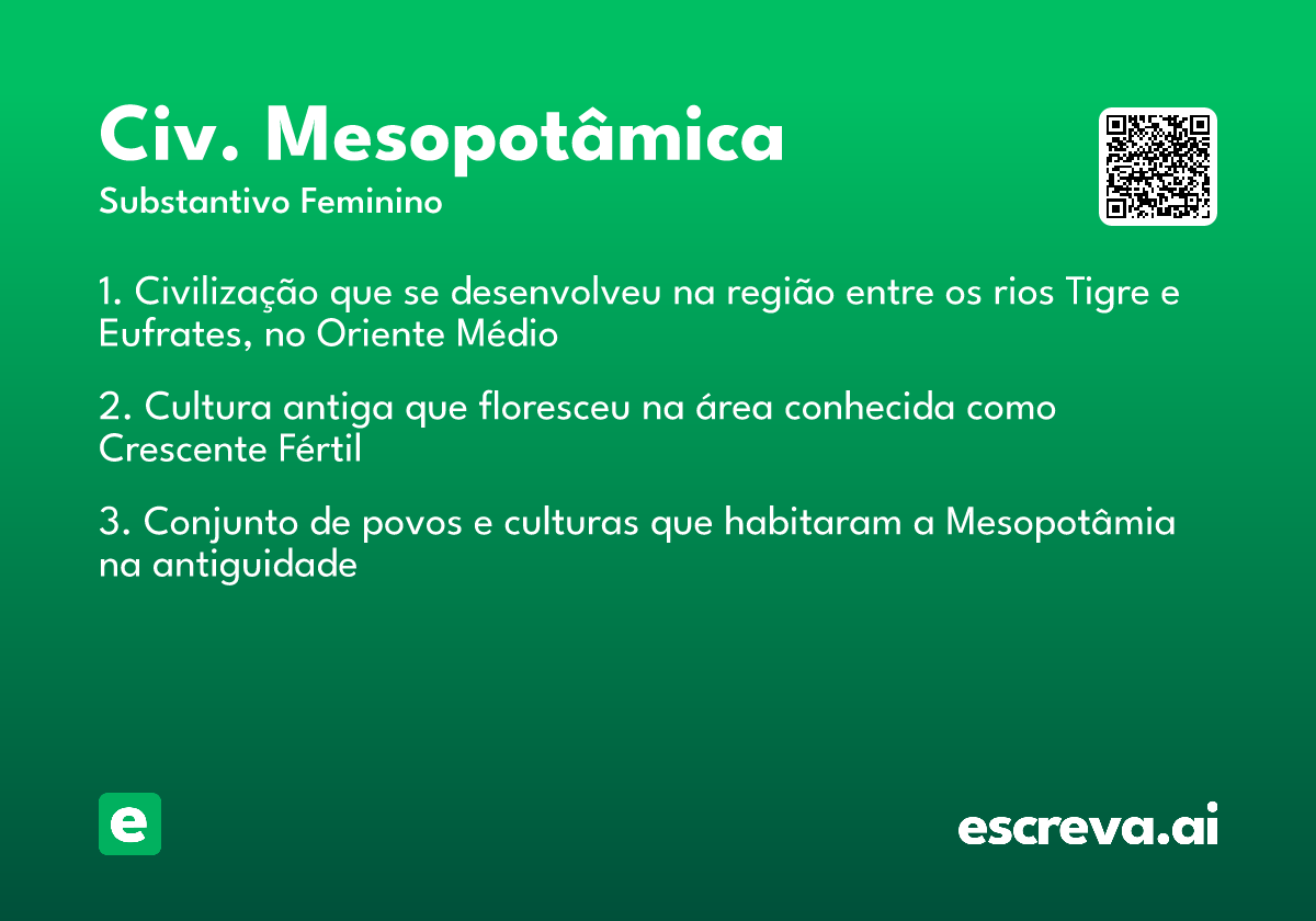 Civ. Mesopotâmica