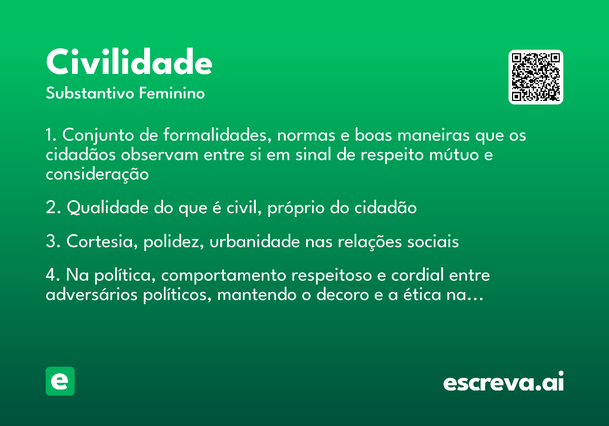 civilidade