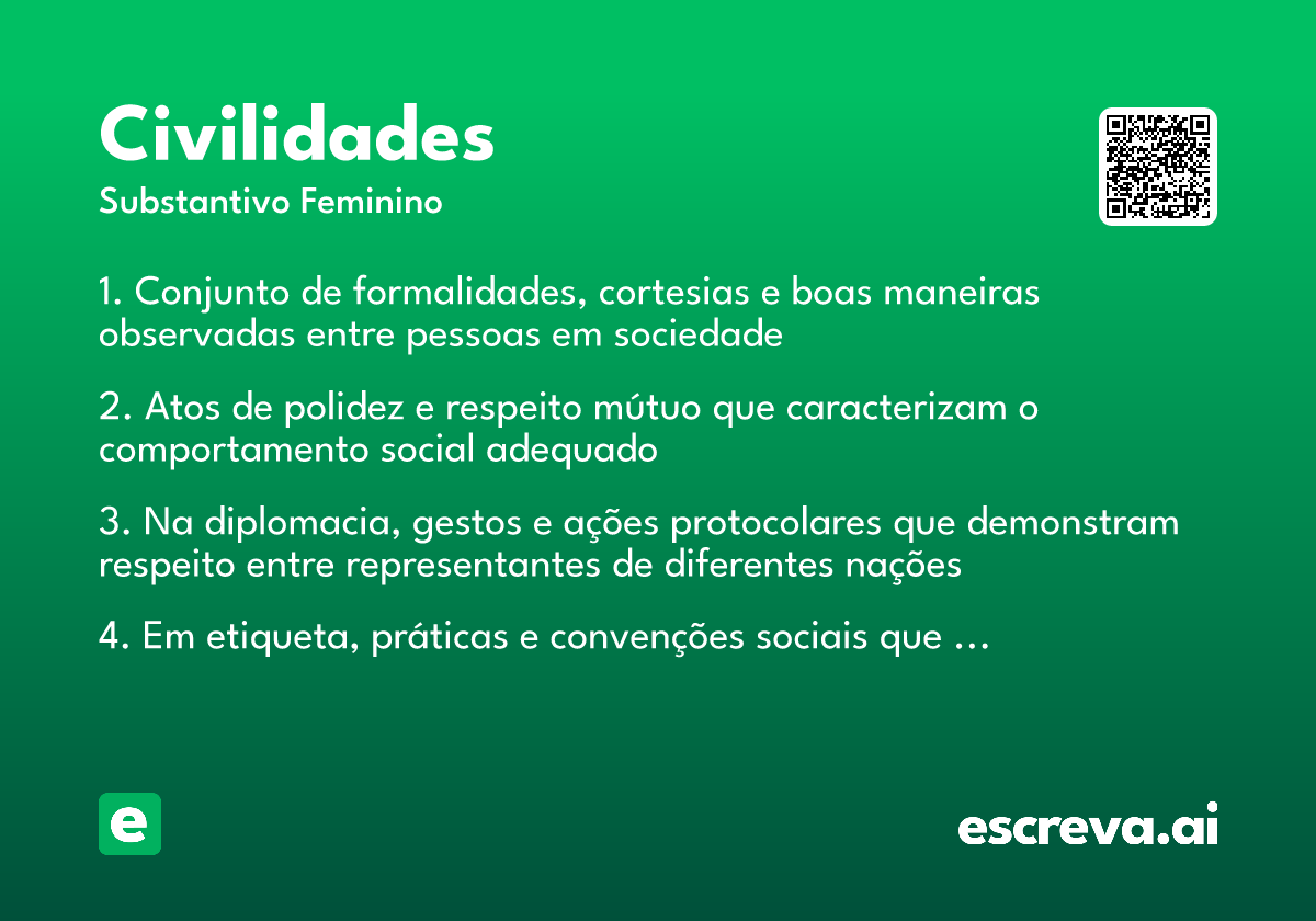 civilidades