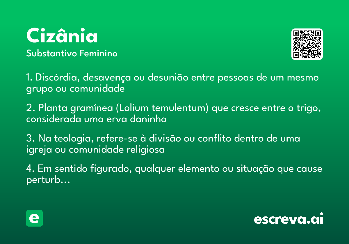 cizânia