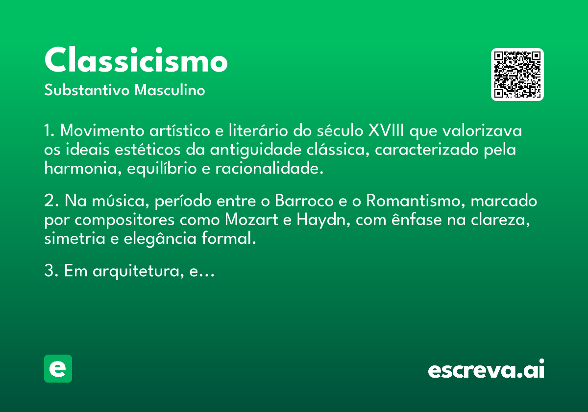classicismo