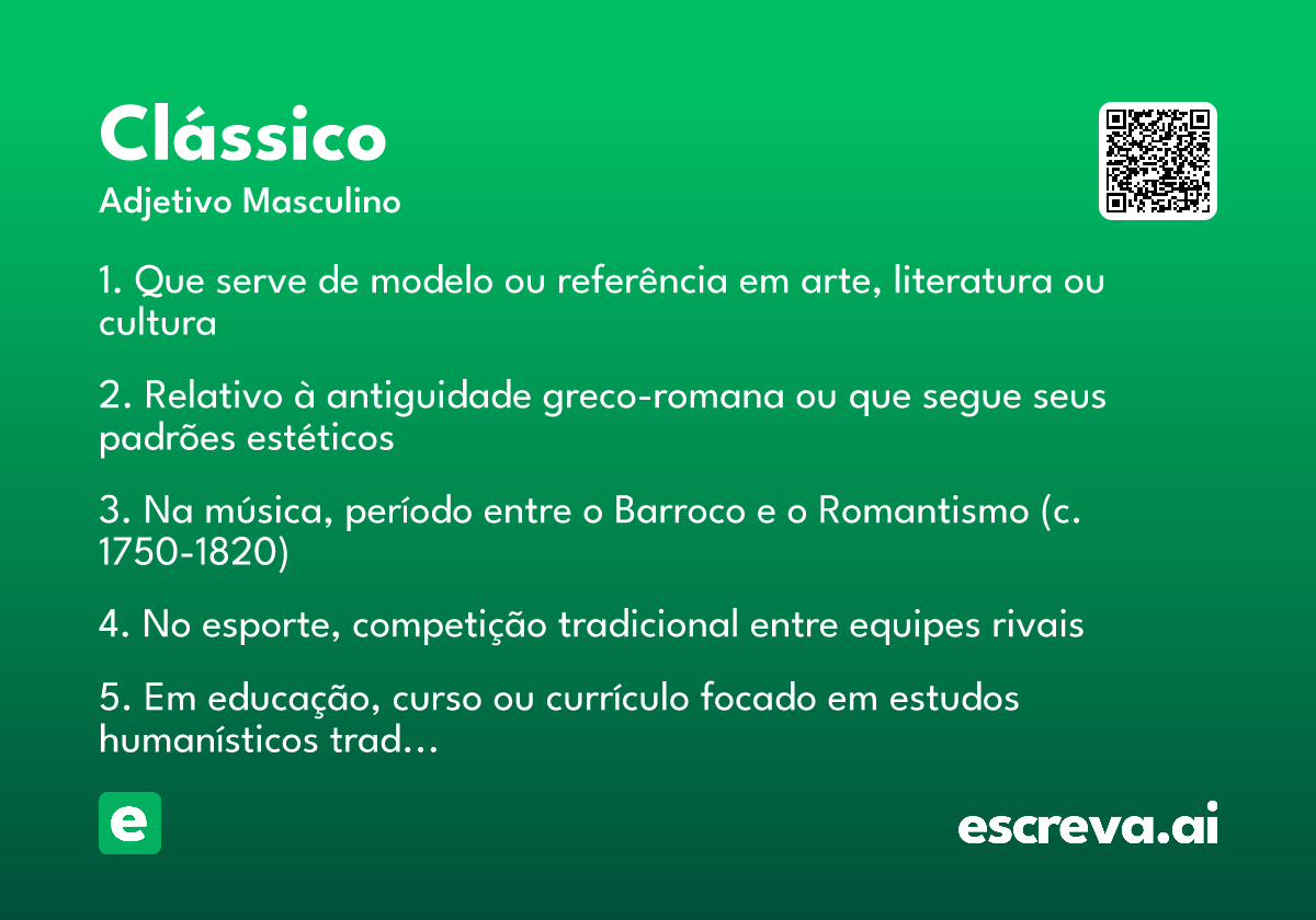 clássico