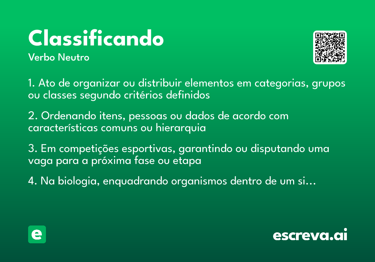 classificando