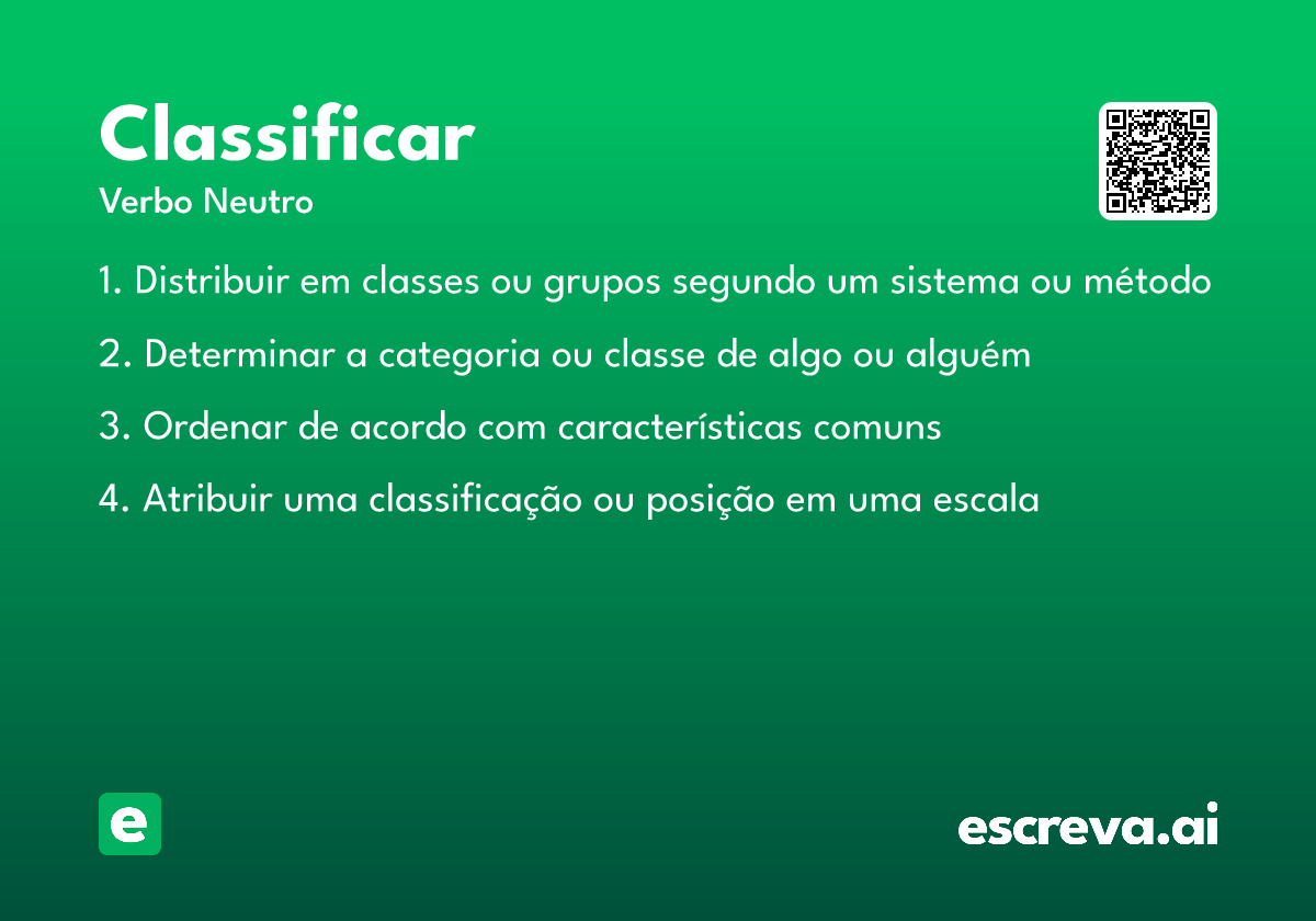 classificar