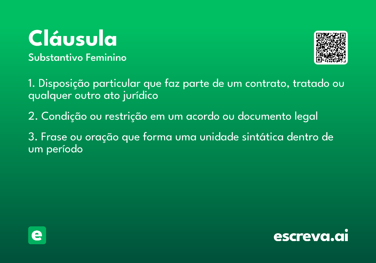 cláusula